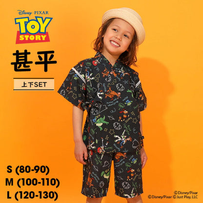 日本童裝 BDL x Disney ToyStory日本甚平 日本和服 80-130cm 男童款 夏季 TOPS PANTS 日本夏祭慶典特輯