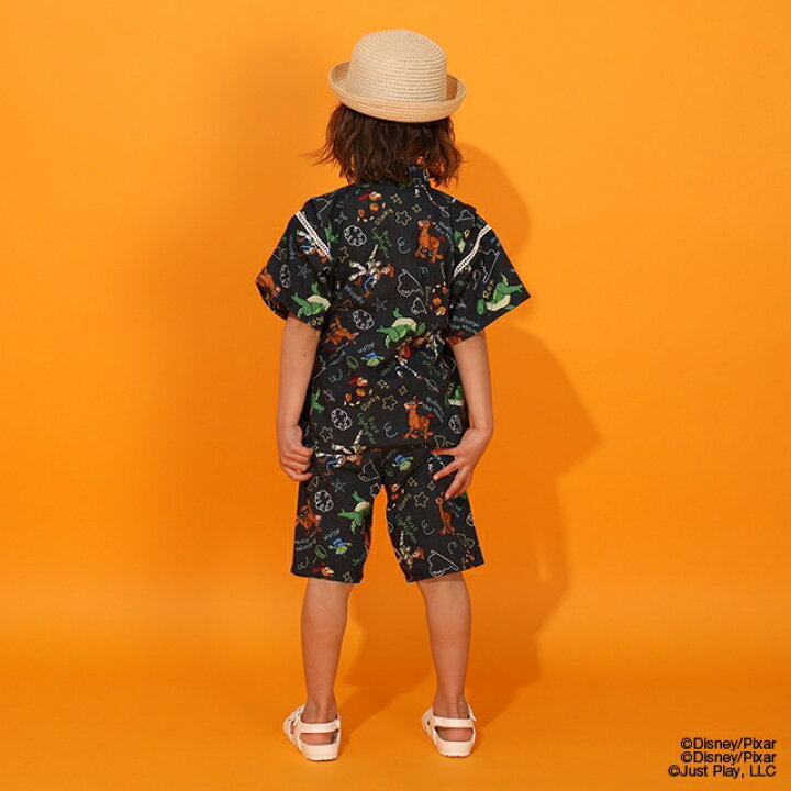 日本童裝 BDL x Disney ToyStory日本甚平 日本和服 80-130cm 男童款 夏季 TOPS PANTS 日本夏祭慶典特輯