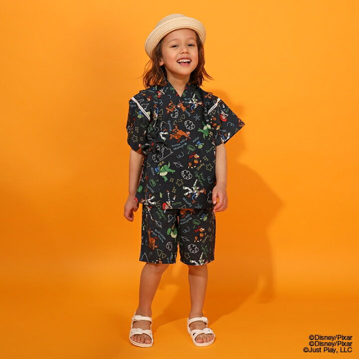 日本童裝 BDL x Disney ToyStory日本甚平 日本和服 80-130cm 男童款 夏季 TOPS PANTS 日本夏祭慶典特輯