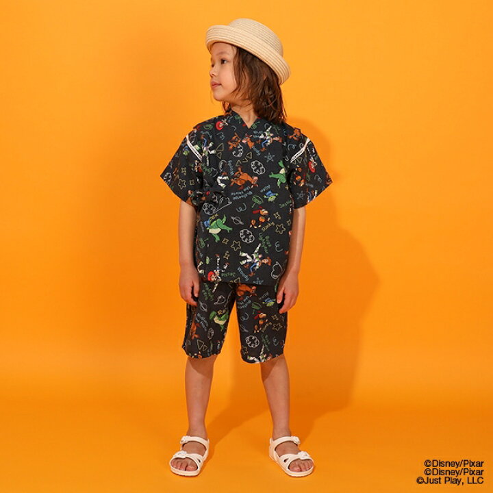 日本童裝 BDL x Disney ToyStory日本甚平 日本和服 80-130cm 男童款 夏季 TOPS PANTS 日本夏祭慶典特輯