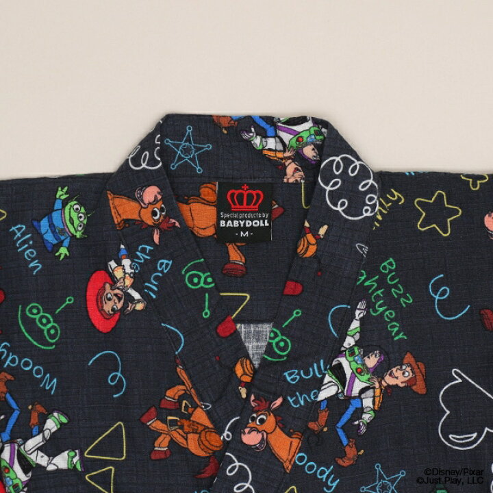 日本童裝 BDL x Disney ToyStory日本甚平 日本和服 80-130cm 男童款 夏季 TOPS PANTS 日本夏祭慶典特輯