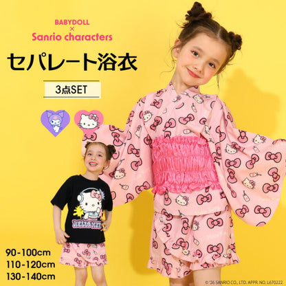 日本童裝 BDL x Sanrio 日本浴衣 日本和服 90-140cm 女童款 夏季 TOPS PANTS 日本夏祭慶典特輯