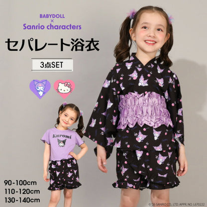 日本童裝 BDL x Sanrio 日本浴衣 日本和服 90-140cm 女童款 夏季 TOPS PANTS 日本夏祭慶典特輯