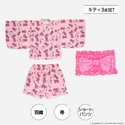 日本童裝 BDL x Sanrio 日本浴衣 日本和服 90-140cm 女童款 夏季 TOPS PANTS 日本夏祭慶典特輯
