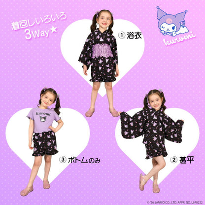 日本童裝 BDL x Sanrio 日本浴衣 日本和服 90-140cm 女童款 夏季 TOPS PANTS 日本夏祭慶典特輯