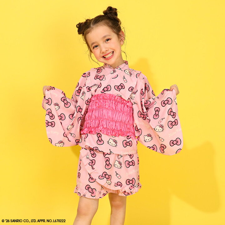 日本童裝 BDL x Sanrio 日本浴衣 日本和服 90-140cm 女童款 夏季 TOPS PANTS 日本夏祭慶典特輯