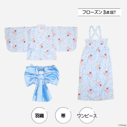 日本童裝 BDL x Disney 公主日本浴衣 日本和服 90-140cm 女童款 夏季 DRESSES 日本夏祭慶典特輯