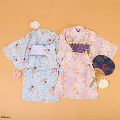 日本童裝 BDL x Disney 公主日本浴衣 日本和服 90-140cm 女童款 夏季 DRESSES 日本夏祭慶典特輯