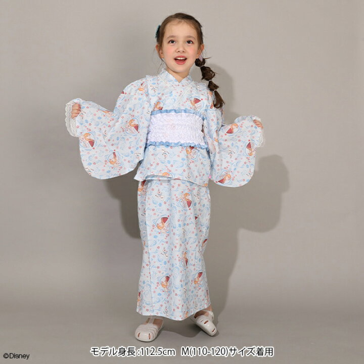 日本童裝 BDL x Disney 公主日本浴衣 日本和服 90-140cm 女童款 夏季 DRESSES 日本夏祭慶典特輯