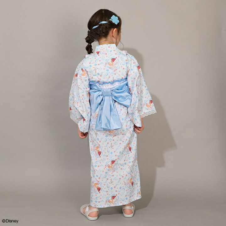 日本童裝 BDL x Disney 公主日本浴衣 日本和服 90-140cm 女童款 夏季 DRESSES 日本夏祭慶典特輯