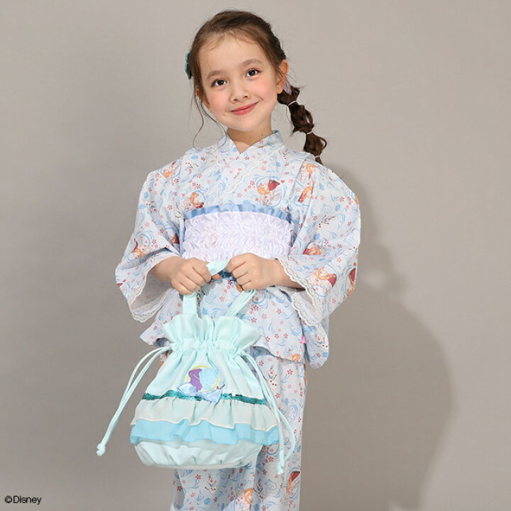 日本童裝 BDL x Disney 公主日本浴衣 日本和服 90-140cm 女童款 夏季 DRESSES 日本夏祭慶典特輯