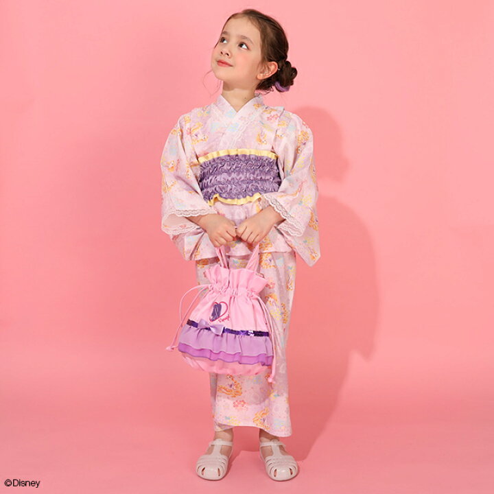 日本童裝 BDL x Disney 公主日本浴衣 日本和服 90-140cm 女童款 夏季 DRESSES 日本夏祭慶典特輯