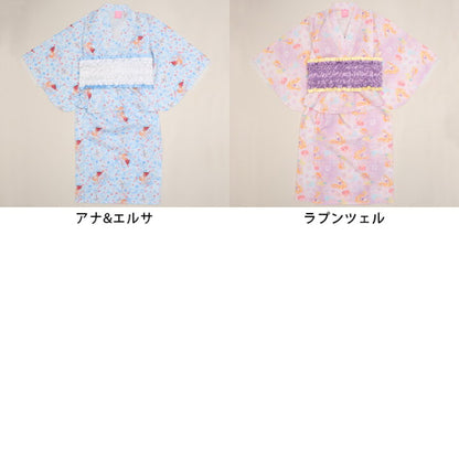 日本童裝 BDL x Disney 公主日本浴衣 日本和服 90-140cm 女童款 夏季 DRESSES 日本夏祭慶典特輯