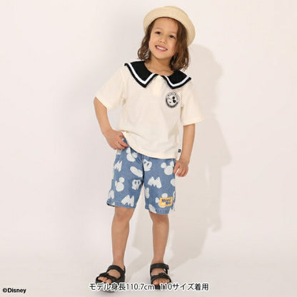 Japanese BDL x Disney parent-child print tops (80-150cm) for boys and girls (summer TOPS) 