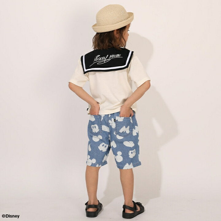 Japanese BDL x Disney parent-child print tops (80-150cm) for boys and girls (summer TOPS) 