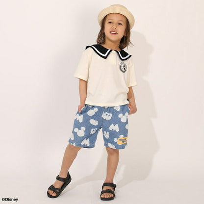 Japanese BDL x Disney parent-child print tops (80-150cm) for boys and girls (summer TOPS) 