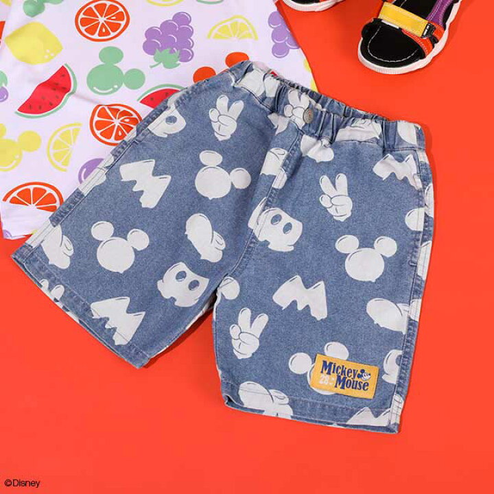 Japanese BDL x Disney parent-child print tops (80-150cm) for boys and girls (summer TOPS) 