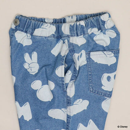 Japanese BDL x Disney parent-child print tops (80-150cm) for boys and girls (summer TOPS) 