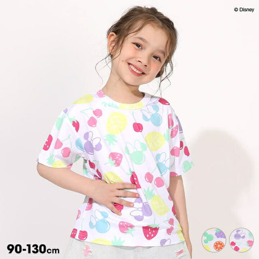 日本童裝 BDL x Disney 接觸冷感 水果印花上衣 90-130cm 男童款/女童款 夏季 TOPS