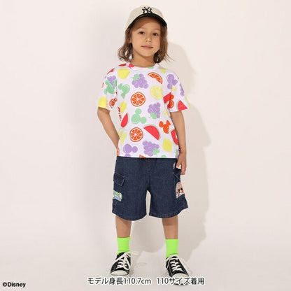 日本童裝 BDL x Disney 接觸冷感 水果印花上衣 90-130cm 男童款/女童款 夏季 TOPS
