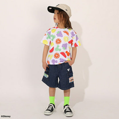 日本童裝 BDL x Disney 接觸冷感 水果印花上衣 90-130cm 男童款/女童款 夏季 TOPS