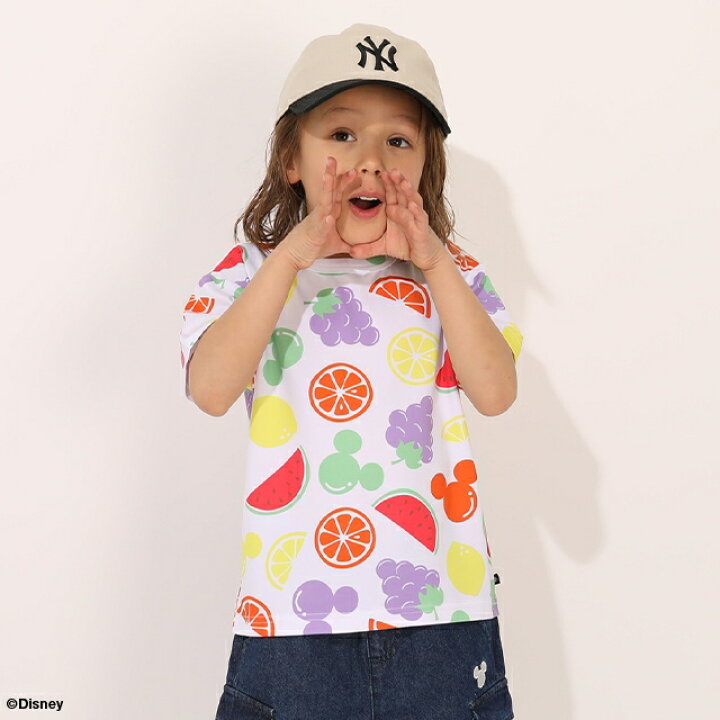 日本童裝 BDL x Disney 接觸冷感 水果印花上衣 90-130cm 男童款/女童款 夏季 TOPS