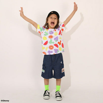日本童裝 BDL x Disney 接觸冷感 水果印花上衣 90-130cm 男童款/女童款 夏季 TOPS