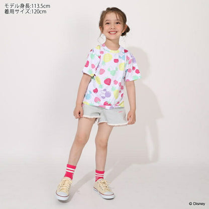 日本童裝 BDL x Disney 接觸冷感 水果印花上衣 90-130cm 男童款/女童款 夏季 TOPS