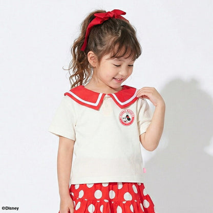 Japanese BDL x Disney parent-child print tops (80-150cm) for boys and girls (summer TOPS) 