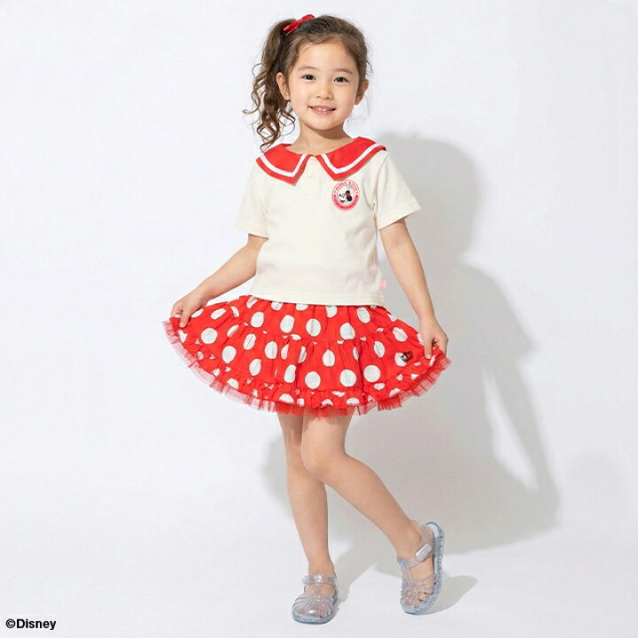 Japanese BDL x Disney parent-child print tops (80-150cm) for boys and girls (summer TOPS) 