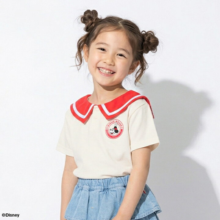Japanese BDL x Disney parent-child print tops (80-150cm) for boys and girls (summer TOPS) 