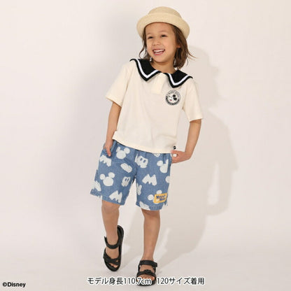 Japanese BDL x Disney parent-child print tops (80-150cm) for boys and girls (summer TOPS) 