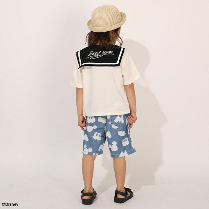 Japanese BDL x Disney parent-child print tops (80-150cm) for boys and girls (summer TOPS) 