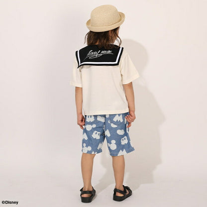Japanese BDL x Disney parent-child print tops (80-150cm) for boys and girls (summer TOPS) 