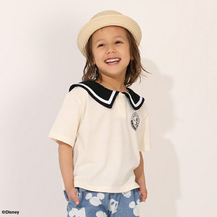 Japanese BDL x Disney parent-child print tops (80-150cm) for boys and girls (summer TOPS) 