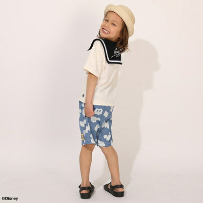 Japanese BDL x Disney parent-child print tops (80-150cm) for boys and girls (summer TOPS) 