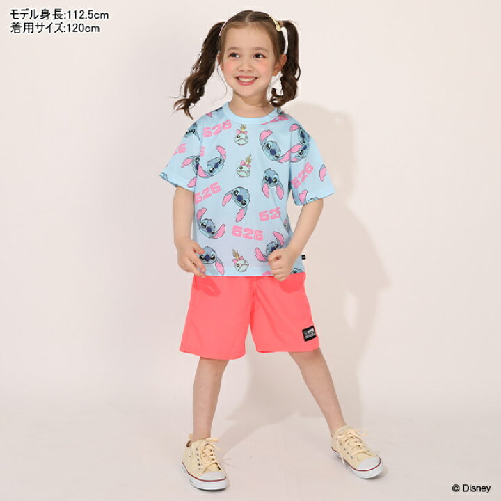 Japanese BDL x Disney parent-child print tops (80-150cm) for boys and girls (summer TOPS) 