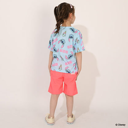 Japanese BDL x Disney parent-child print tops (80-150cm) for boys and girls (summer TOPS) 