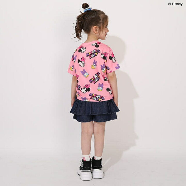 Japanese BDL x Disney parent-child print tops (80-150cm) for boys and girls (summer TOPS) 