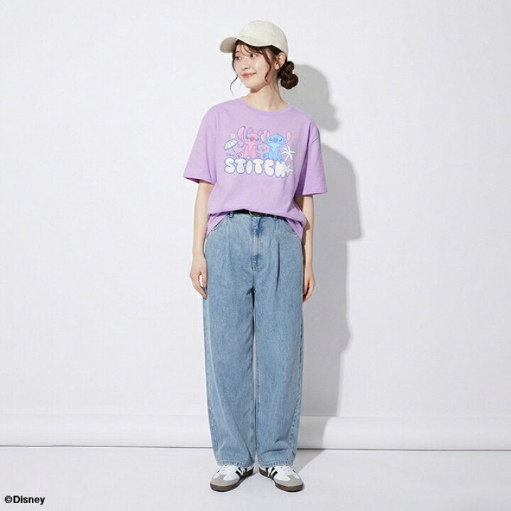 日本童裝 BDL x Stitch 親子裝 遇水變色 魔法印花上衣 S-XL 大人款  男童款/女童款 夏季 TOPS