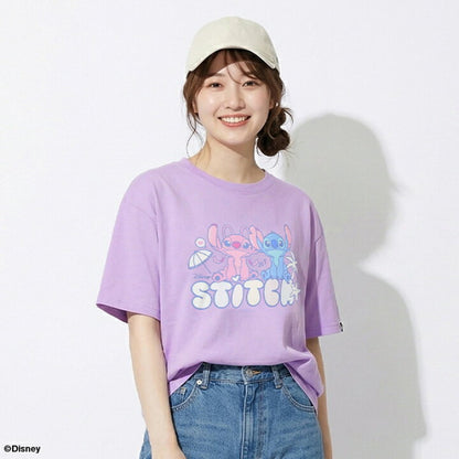 日本童裝 BDL x Stitch 親子裝 遇水變色 魔法印花上衣 S-XL 大人款  男童款/女童款 夏季 TOPS