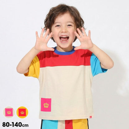 日本童裝 BDL 炫彩拼色上衣 80-140cm 男童款 夏季 TOPS