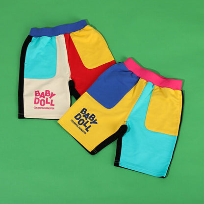 日本童裝 BDL 炫彩拼色短褲 80-140cm 男童款 夏季 PANTS
