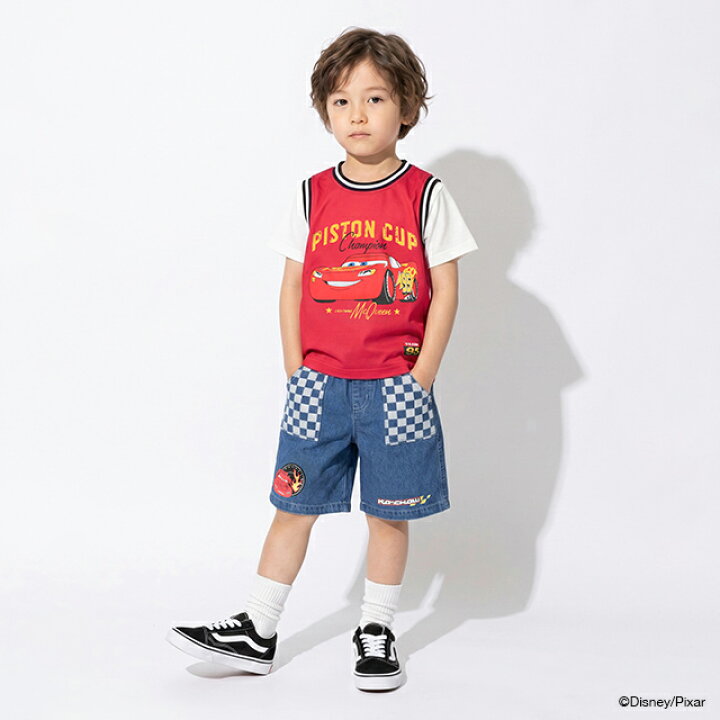 Japanese BDL x Disney parent-child print tops (80-150cm) for boys and girls (summer TOPS) 