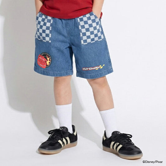 日本童裝 BDL x Disney 接觸冷感 Cars牛仔短褲 90-140cm 男童款 夏季 PANTS