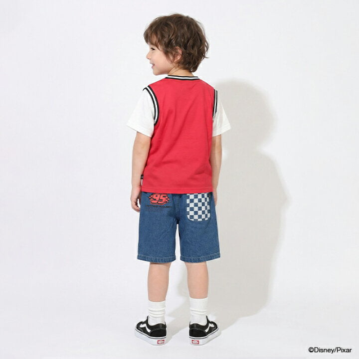 Japanese BDL x Disney parent-child print tops (80-150cm) for boys and girls (summer TOPS) 
