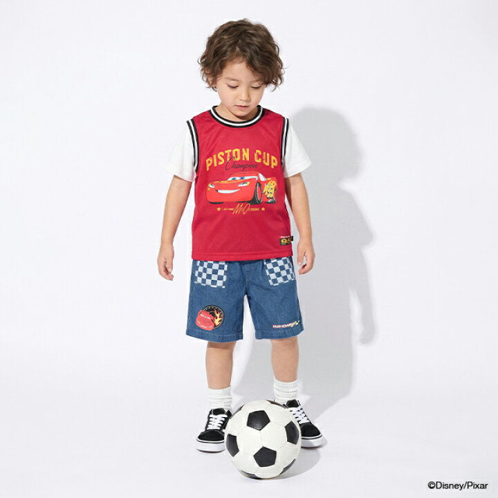 Japanese BDL x Disney parent-child print tops (80-150cm) for boys and girls (summer TOPS) 