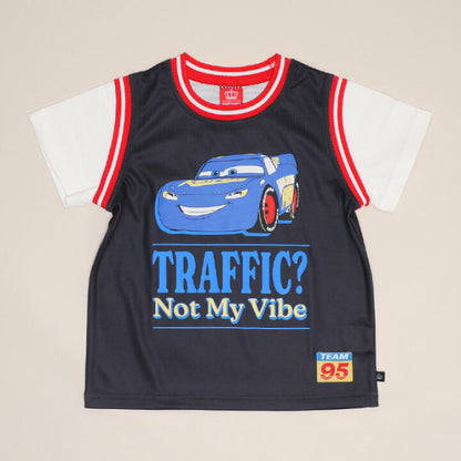 Japanese BDL x Disney parent-child print tops (80-150cm) for boys and girls (summer TOPS) 
