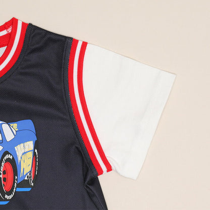 Japanese BDL x Disney parent-child print tops (80-150cm) for boys and girls (summer TOPS) 