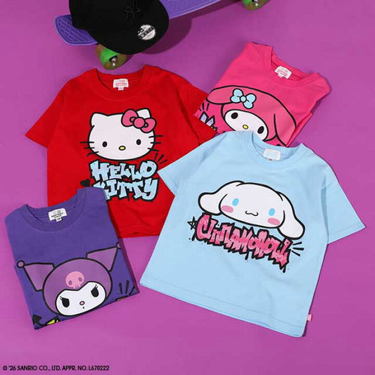 Japanese BDL x Disney parent-child print tops (80-150cm) for boys and girls (summer TOPS) 